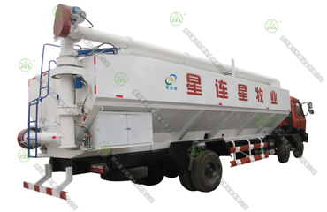 18噸內(nèi)蒙古蒙牛乳業(yè)集團(tuán)定制散裝飼料運(yùn)輸車